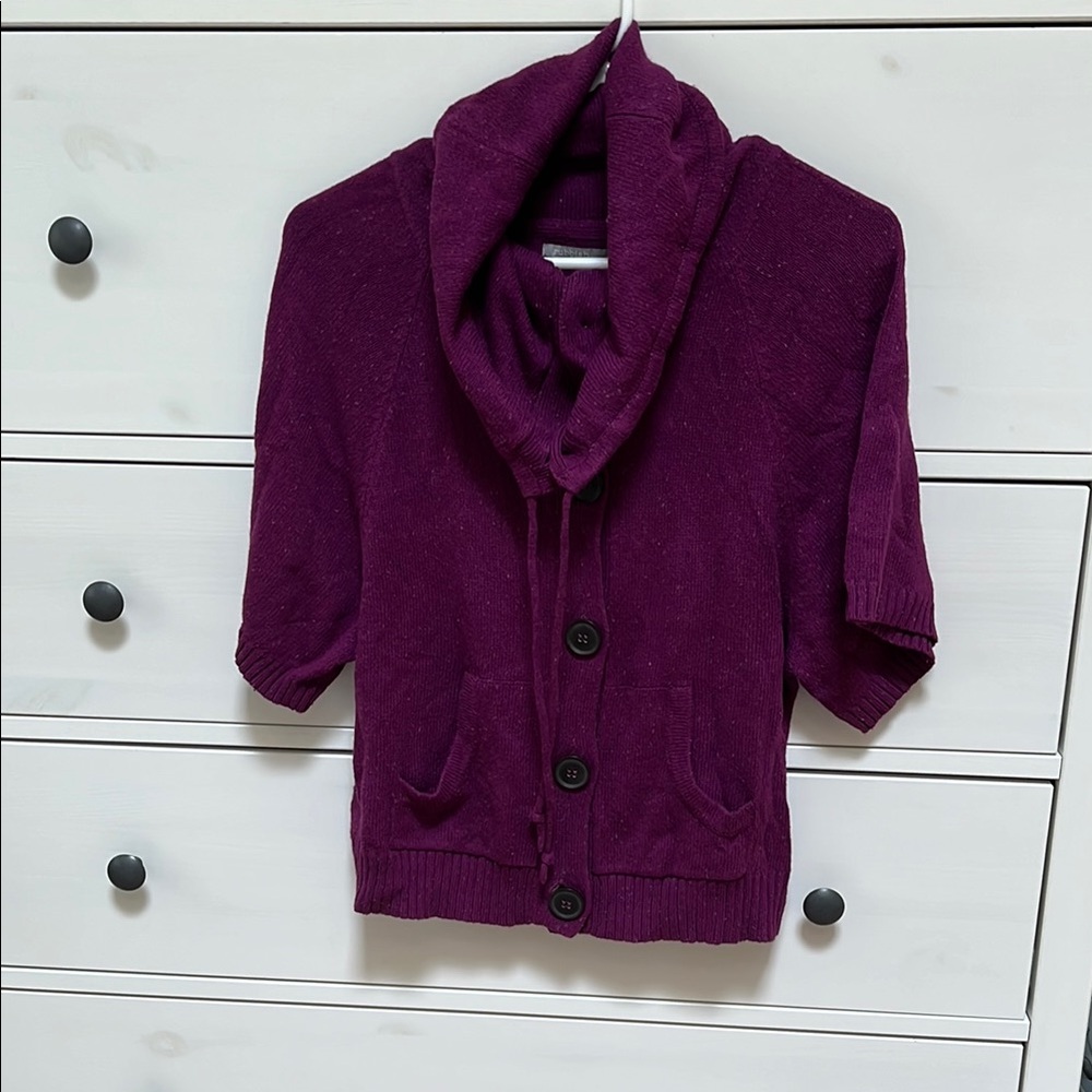 Rubbish Magenta Knit Sweater